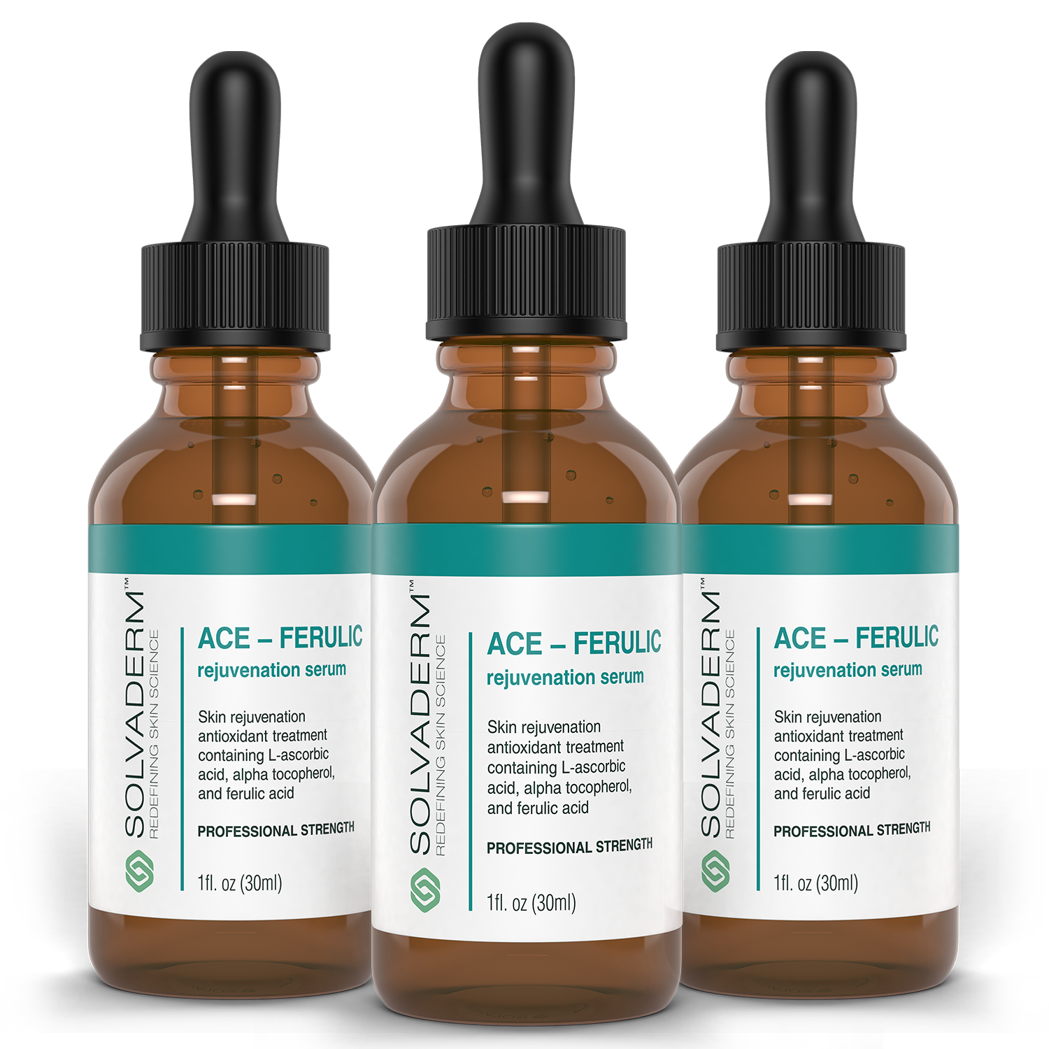 3 Bottles Of Ace-Ferulic - Solvaderm®