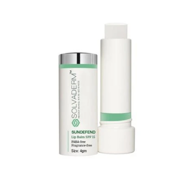 Sundefend Lip Balm SPF 15 ($13 Valued) - Solvaderm®
