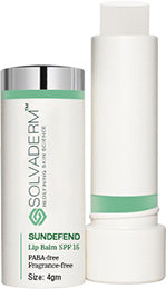 Sundefend Lip Balm SPF 15 ($13 Valued) - Solvaderm®